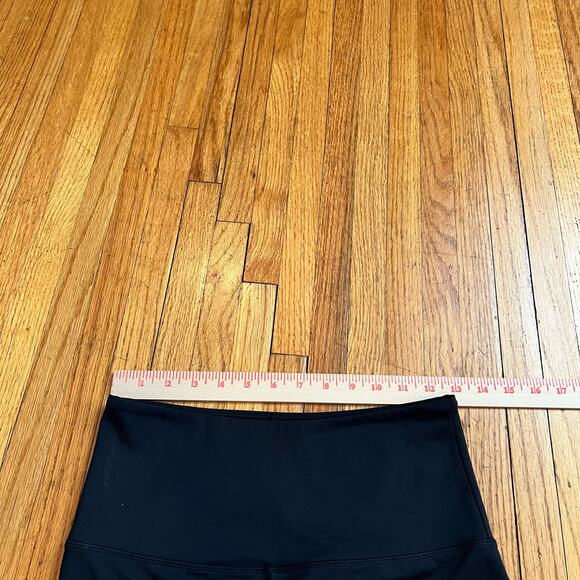 Zyia Leggings Womens 4 Black Mesh Stripe Crop Pants - Picture 6 of 8